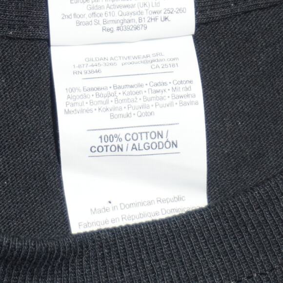 Hooters Orlando Park Owl Graphic T-Shirt Medium Black Gildan Ultra Cotton Tee - Picture 8 of 8